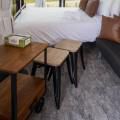 Tiny Away Escape at Lazarus Island | Product Seen: [Alex Low Stool – Wood Seat]